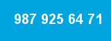 987 925 64 71 987 925 64 71